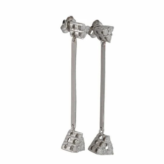 Diamond earrings - Image 3