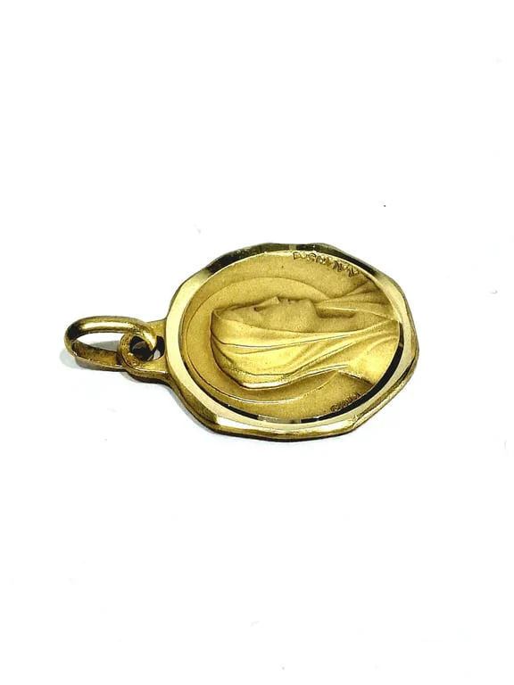 Augis - Medal Virgin Mary Mary / Our Lady of Lourdes 18 Carat Gold  - Image 9