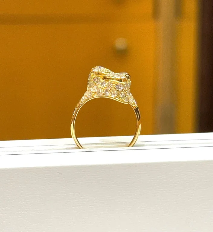 Ring Toi & Moi double heart yellow gold and diamonds - Image 10