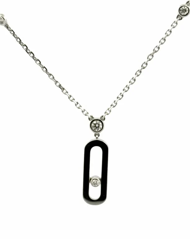 MESSIKA Move uno necklace in white gold and diamonds - Image 4