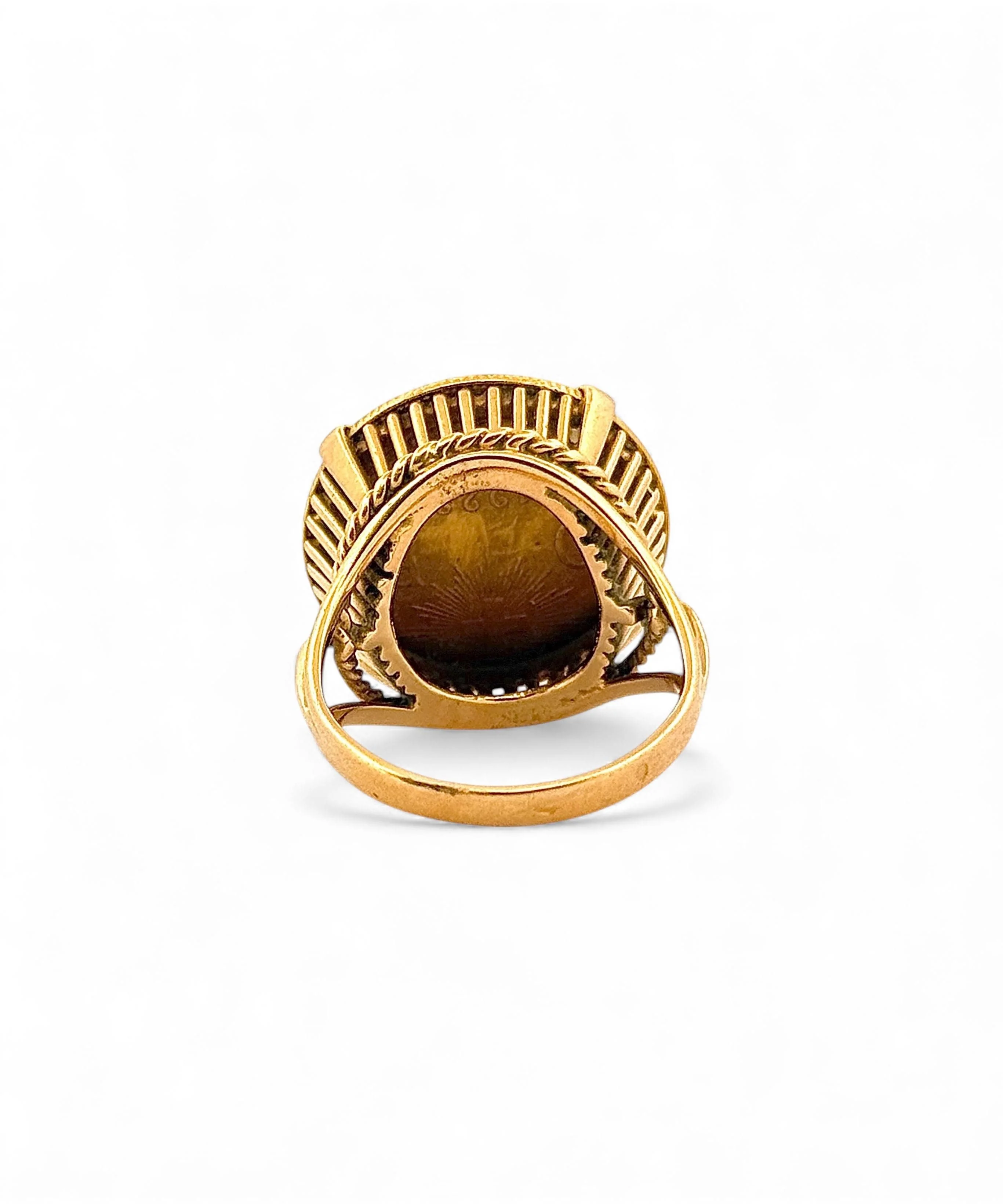 Ring made from a 1922 Swiss Helvetia 10 franc coin - Image 3