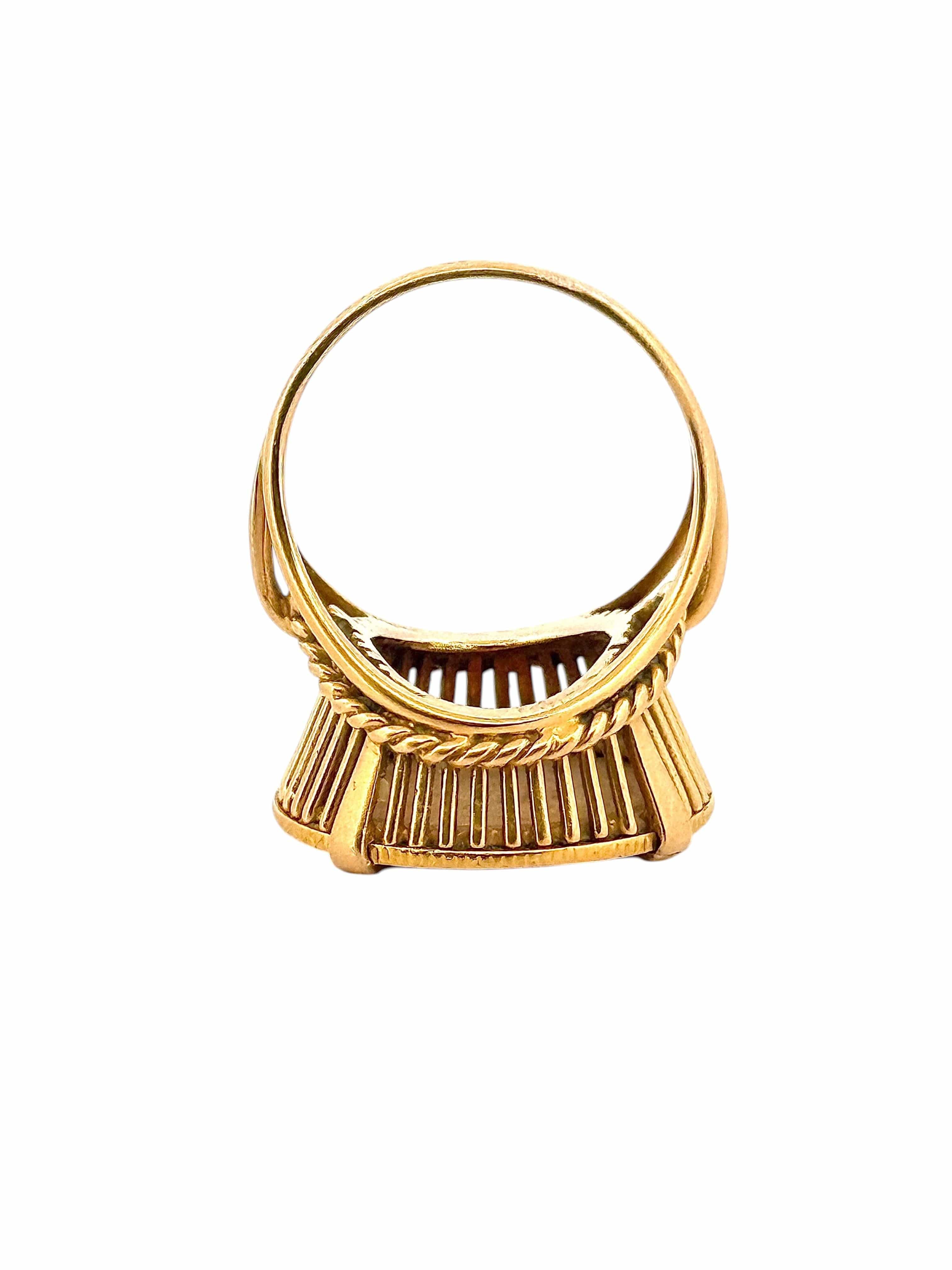 Ring made from a 1922 Swiss Helvetia 10 franc coin - Image 5