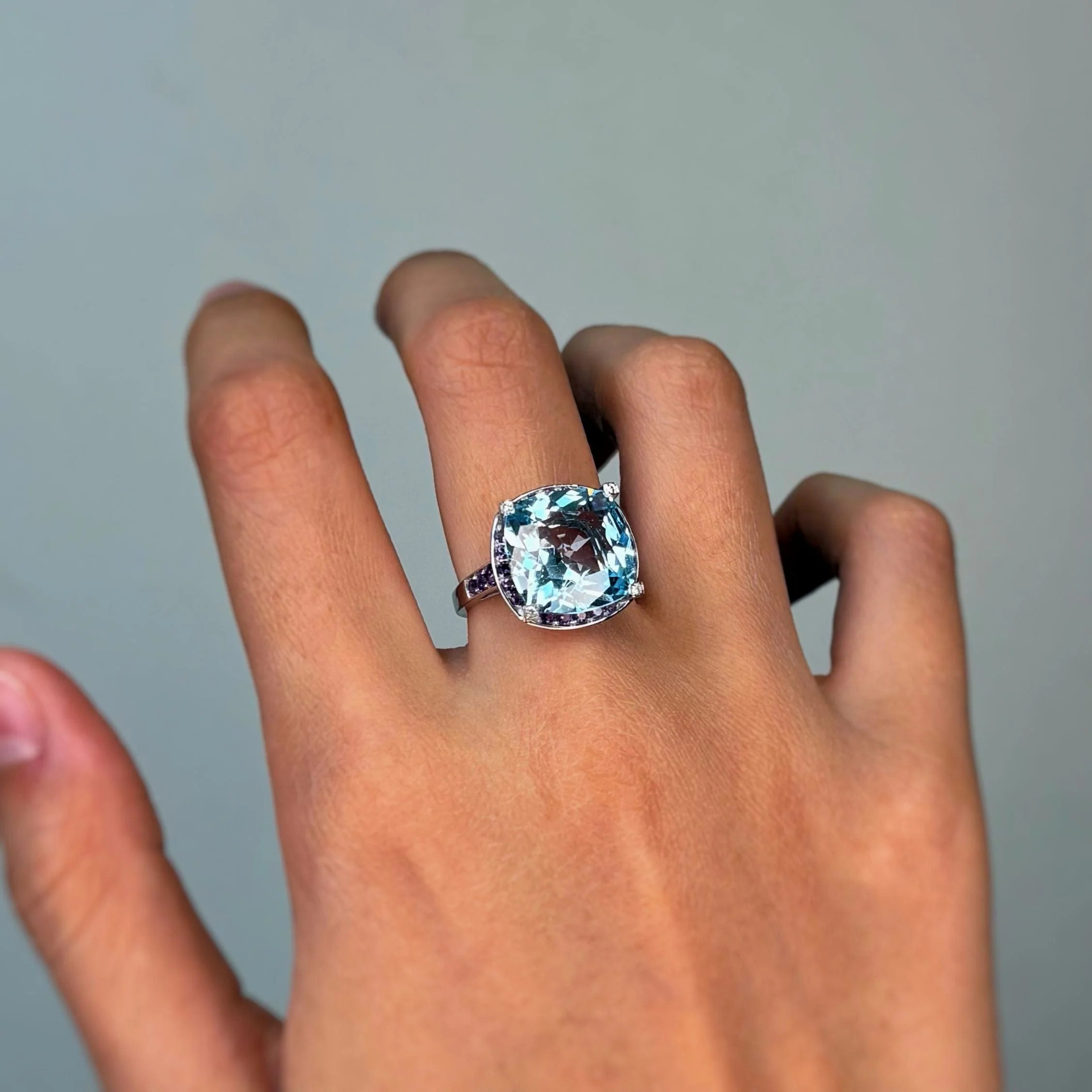 White Gold Ring Color of Love - MAUBOUSSIN - Image 7