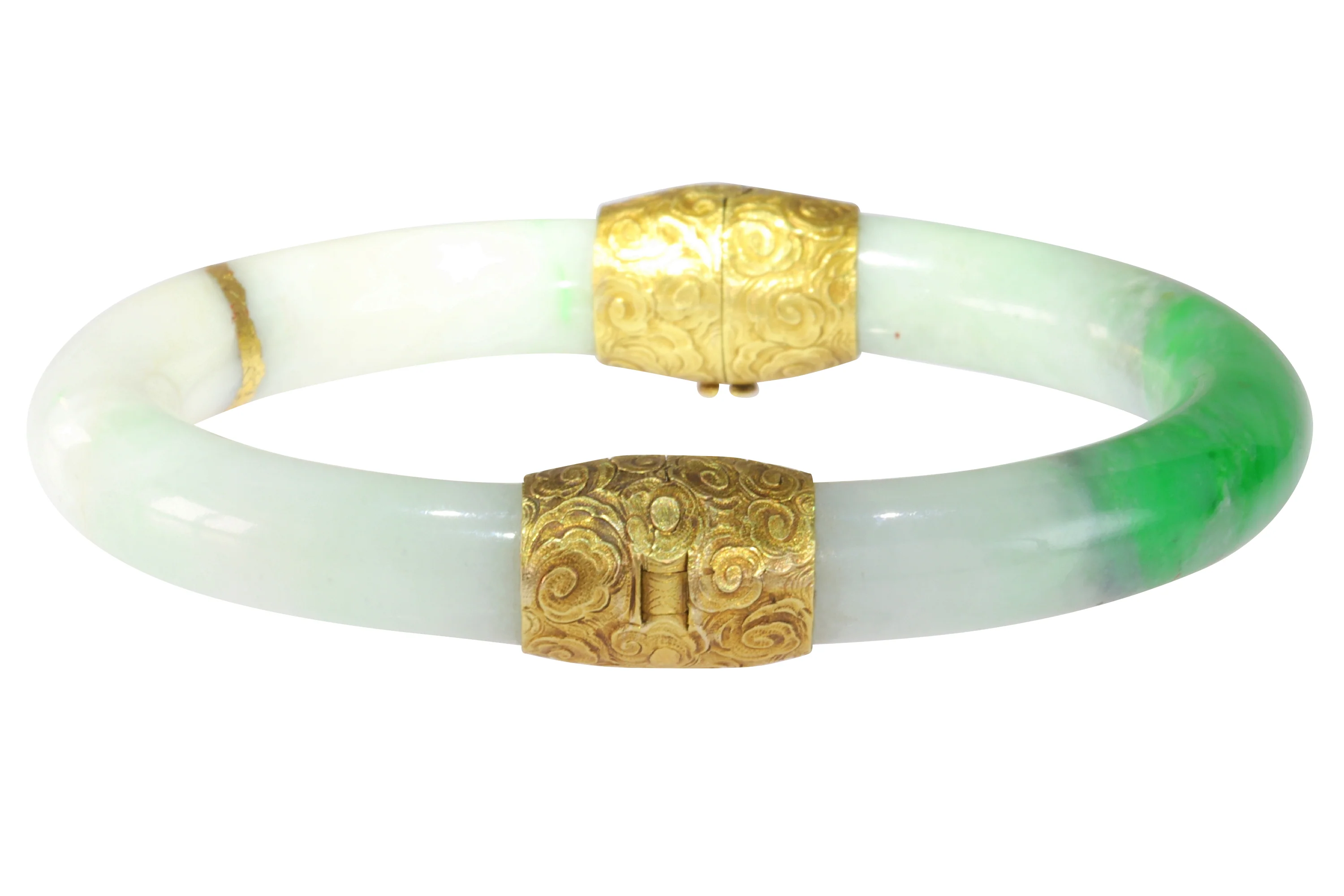 Vintage jade with 18-carat gold fittings: the silent chronicles of a Victorian bracelet - Image 10