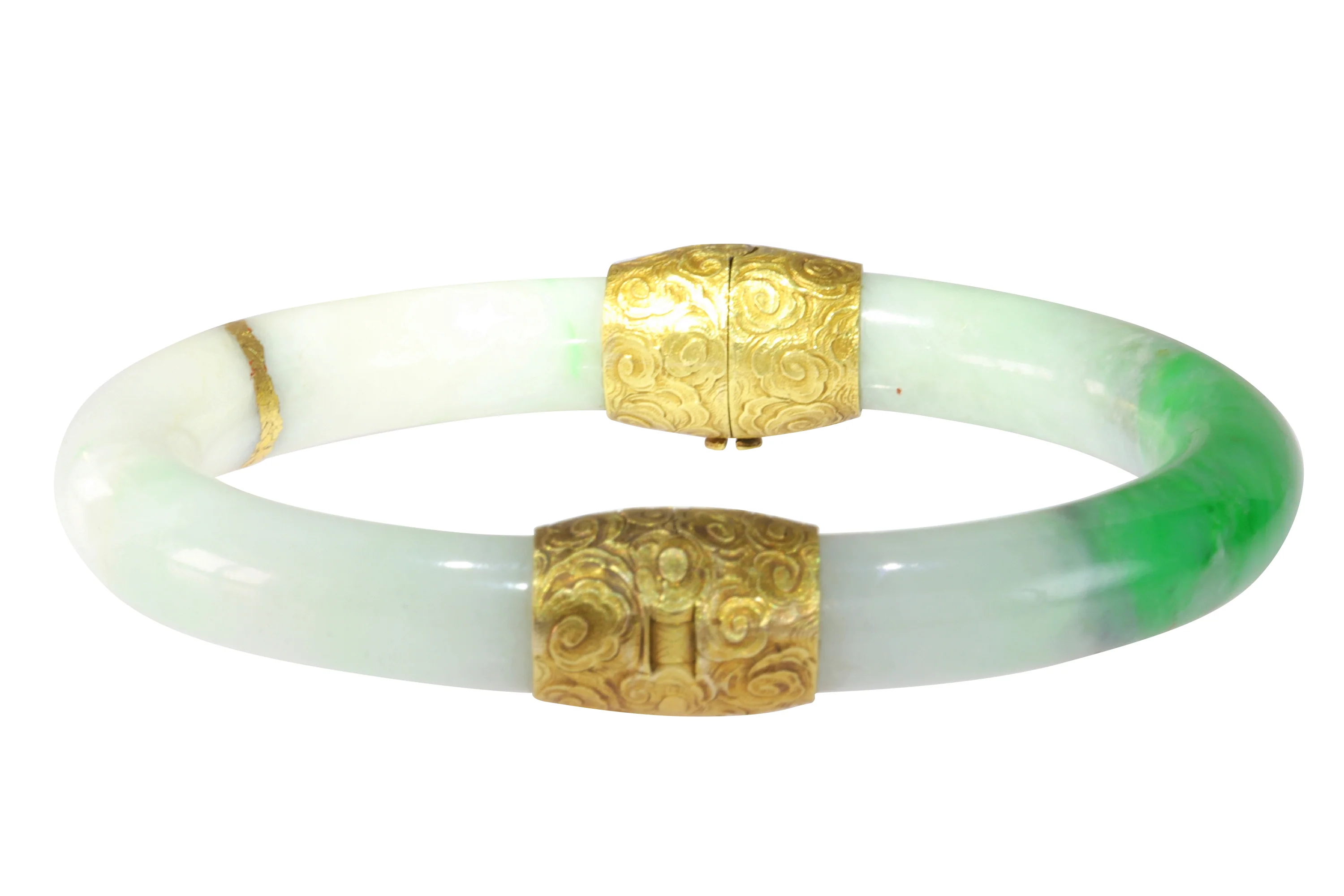Vintage jade with 18-carat gold fittings: the silent chronicles of a Victorian bracelet - Image 11