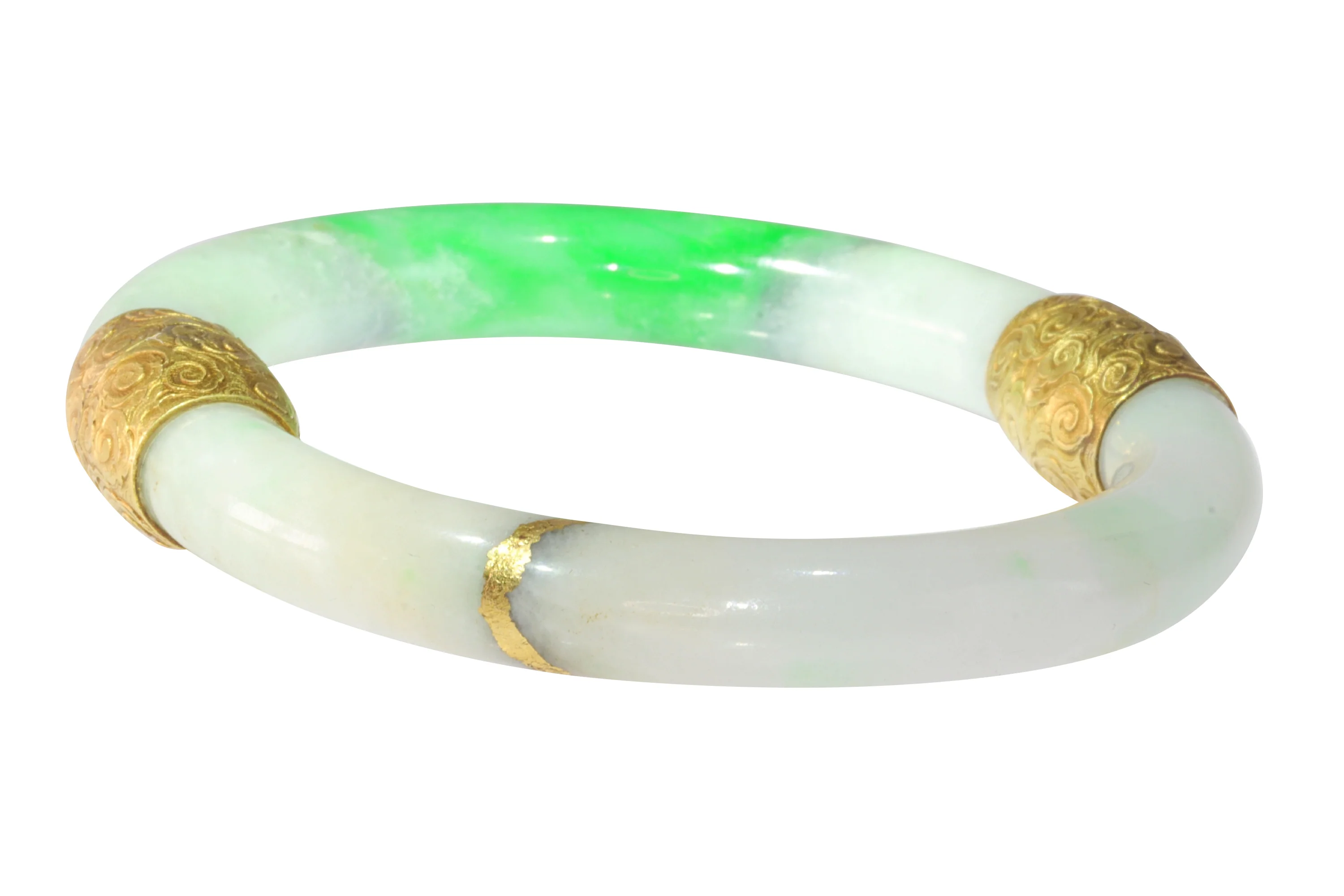 Vintage jade with 18-carat gold fittings: the silent chronicles of a Victorian bracelet - Image 12