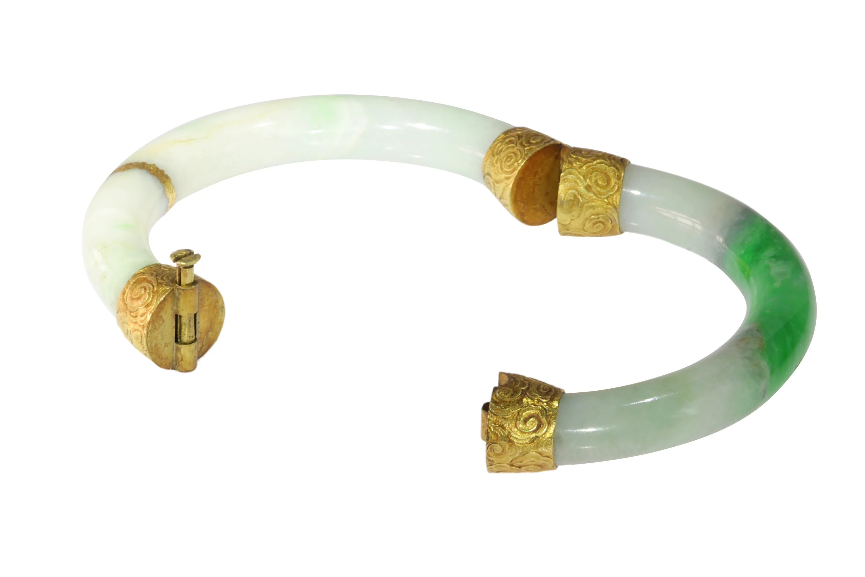 Vintage jade with 18-carat gold fittings: the silent chronicles of a Victorian bracelet - Image 13