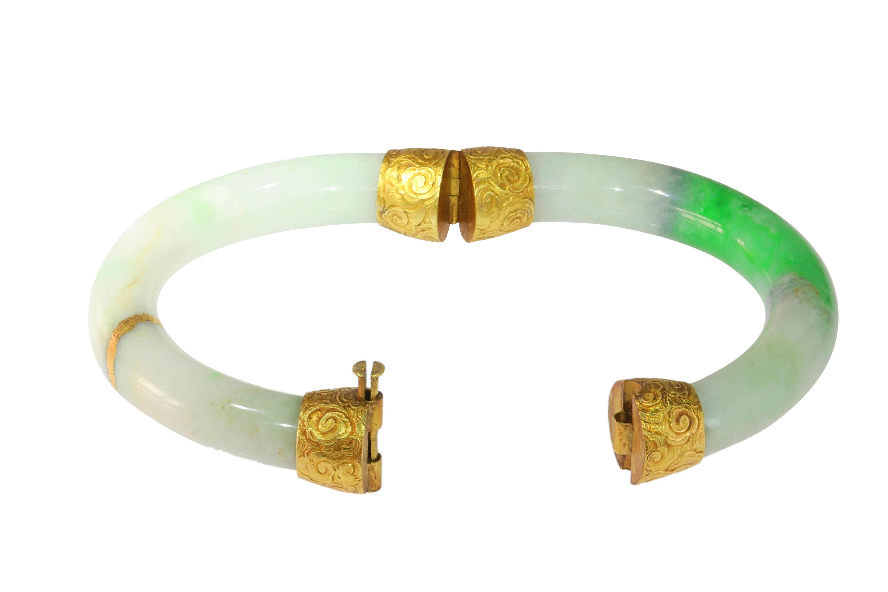 Vintage jade with 18-carat gold fittings: the silent chronicles of a Victorian bracelet - Image 15