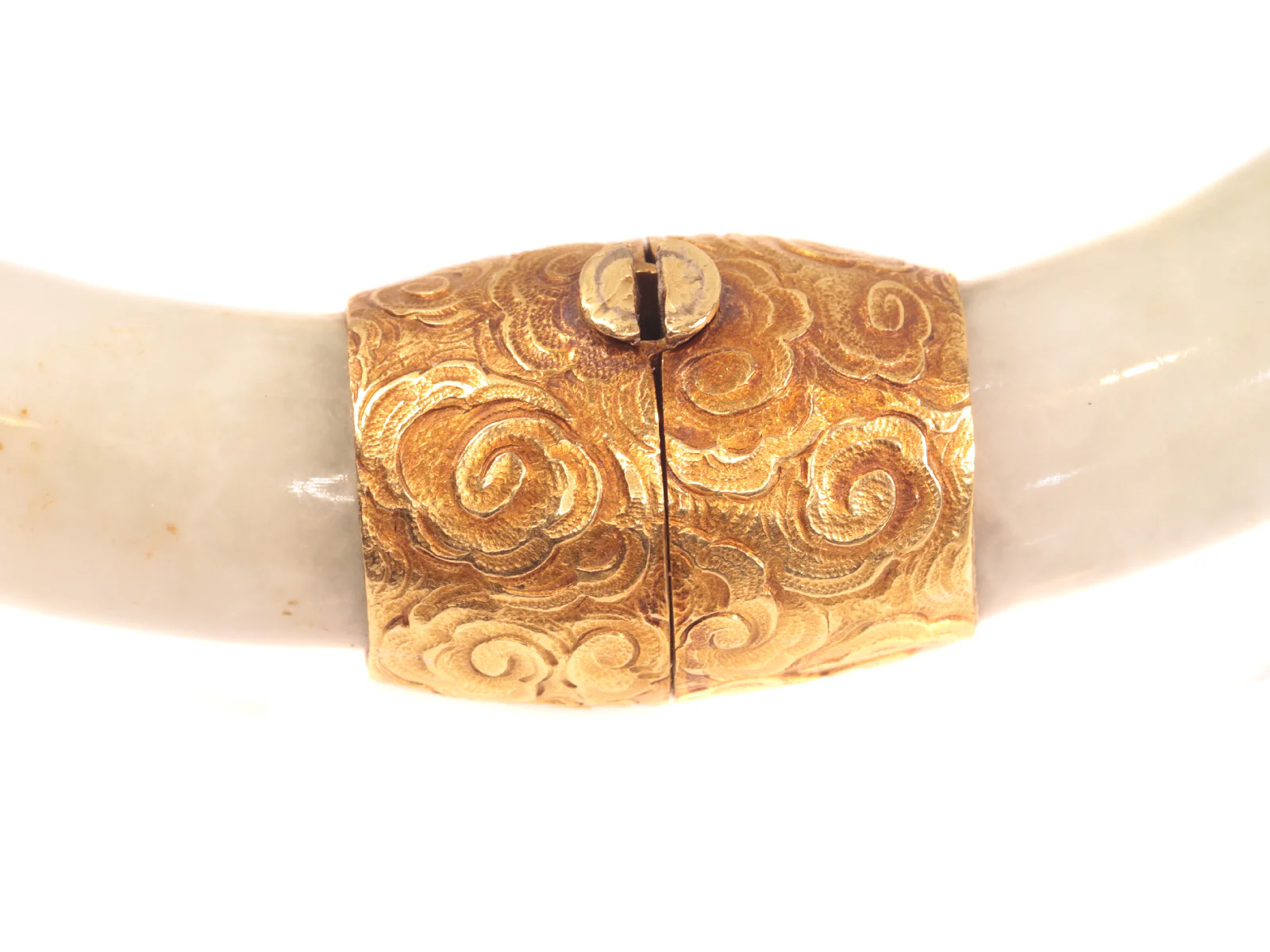 Vintage jade with 18-carat gold fittings: the silent chronicles of a Victorian bracelet - Image 3