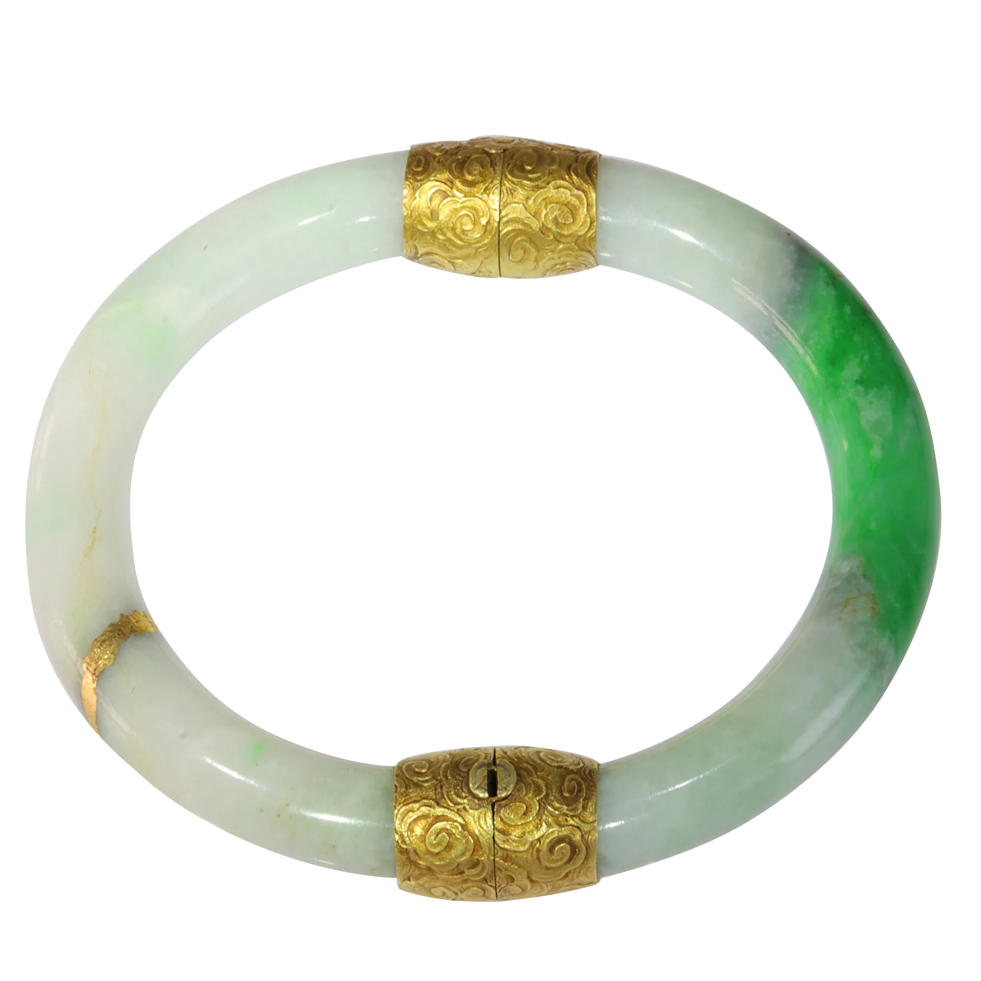 Vintage jade with 18-carat gold fittings: the silent chronicles of a Victorian bracelet - Image 5