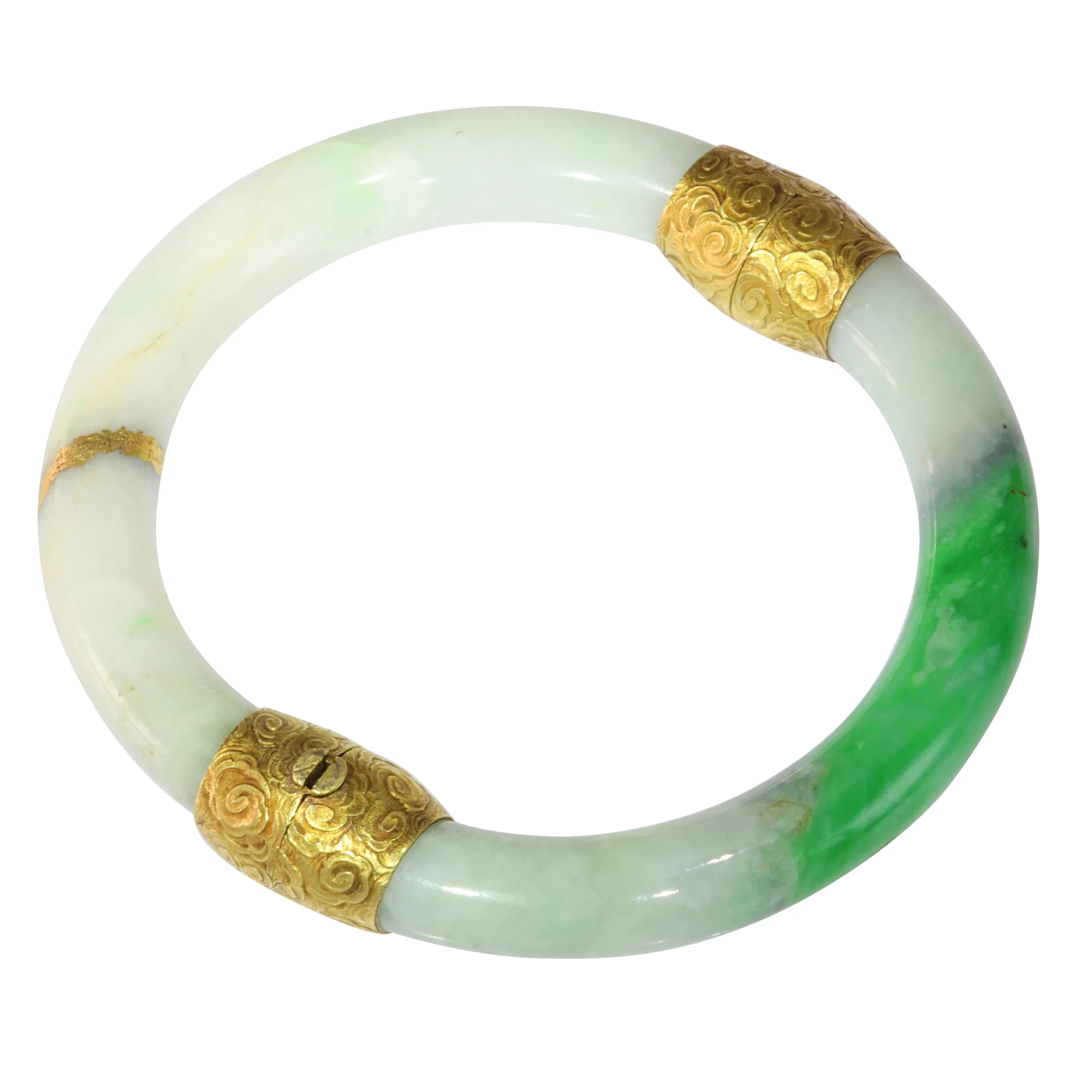 Vintage jade with 18-carat gold fittings: the silent chronicles of a Victorian bracelet - Image 6