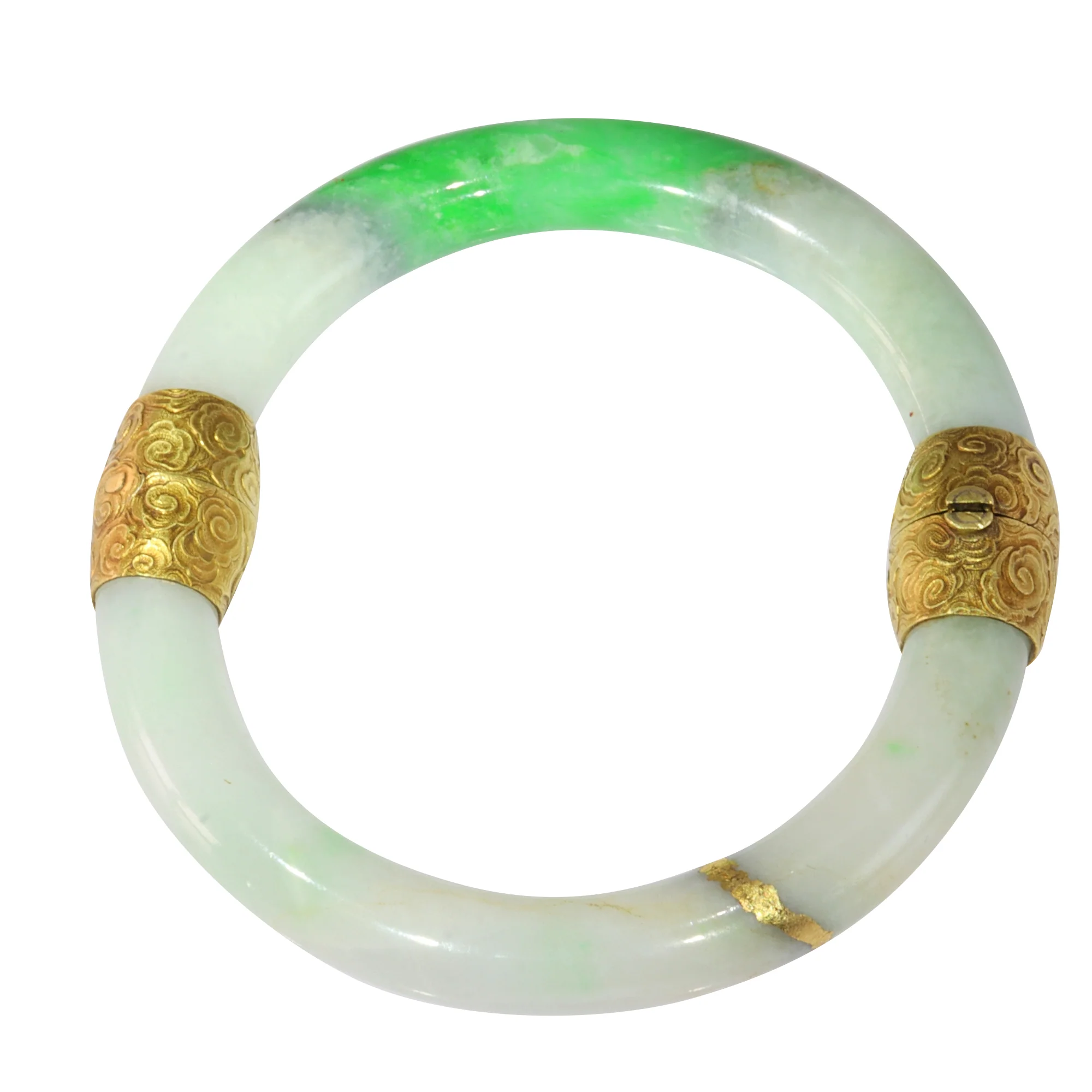 Vintage jade with 18-carat gold fittings: the silent chronicles of a Victorian bracelet - Image 7