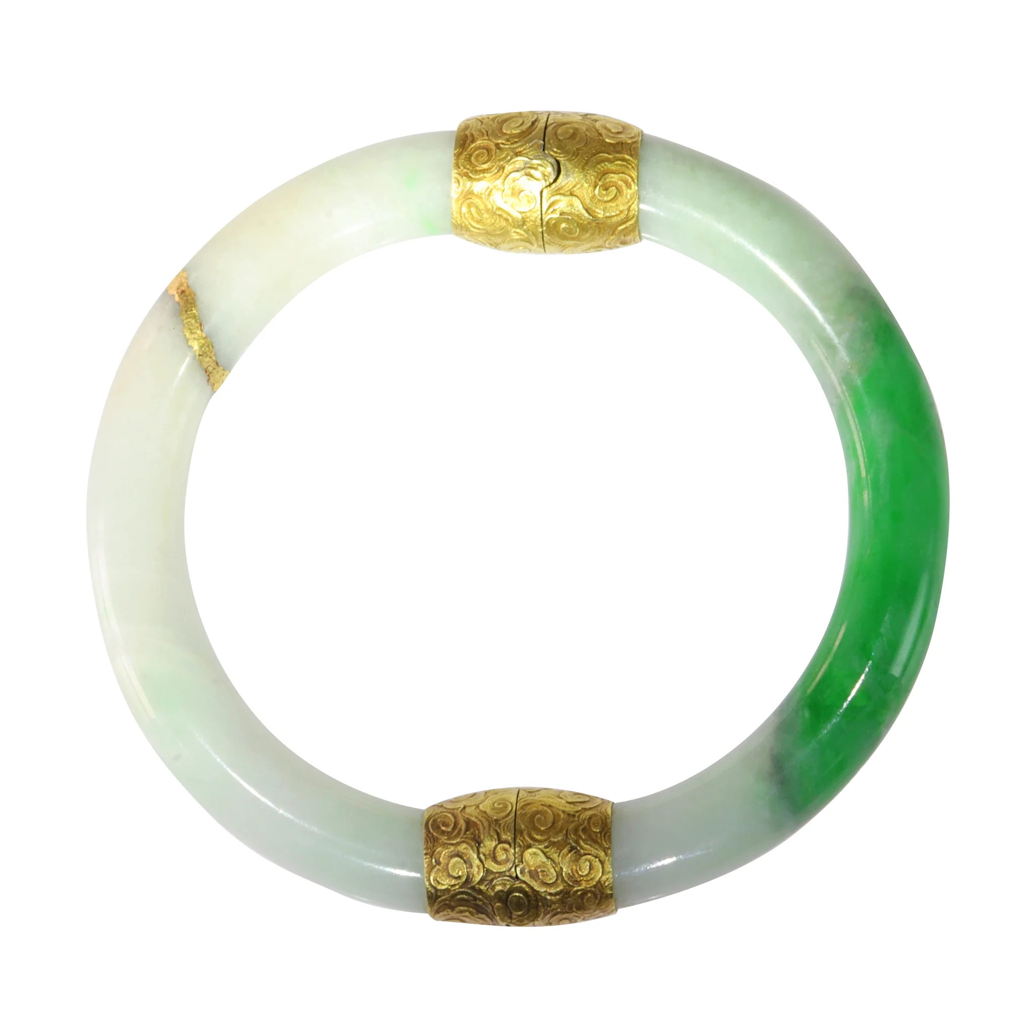 Vintage jade with 18-carat gold fittings: the silent chronicles of a Victorian bracelet - Image 9