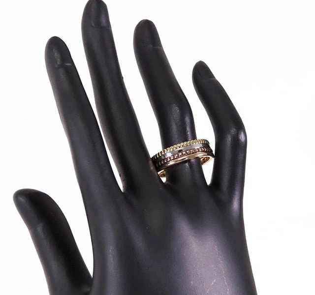 Boucheron - Ring Quatre in three golds and brown PVD - Image 4