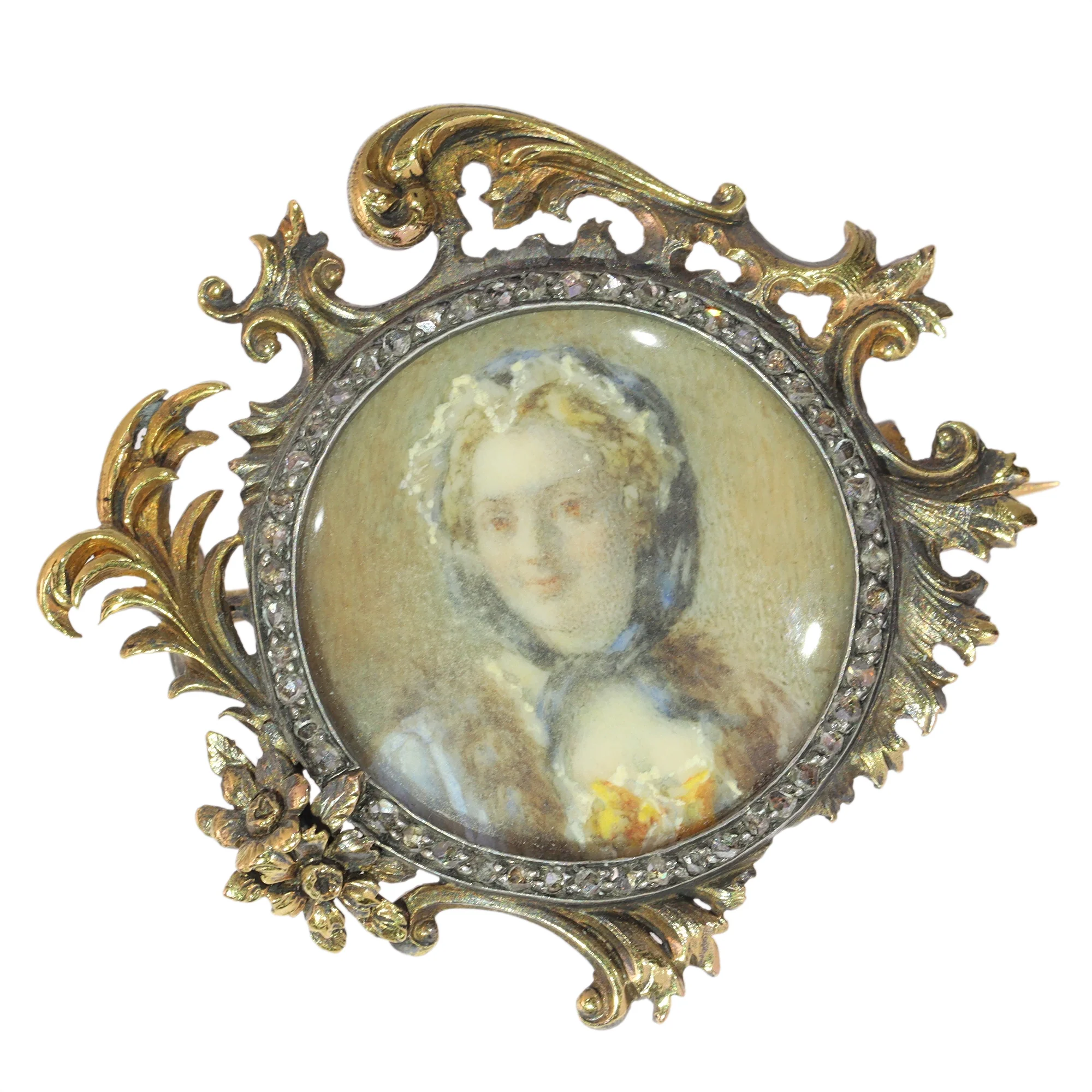 Antique gold brooch: the heritage of Pompadour in Victorian jewelry - Image 3