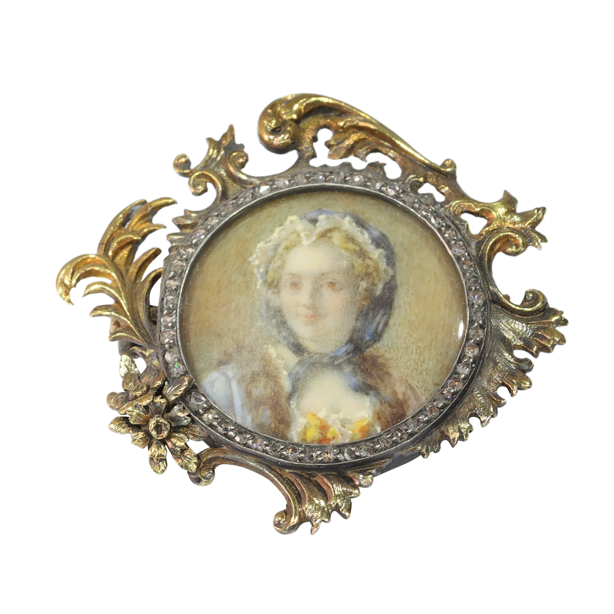 Antique gold brooch: the heritage of Pompadour in Victorian jewelry - Image 4