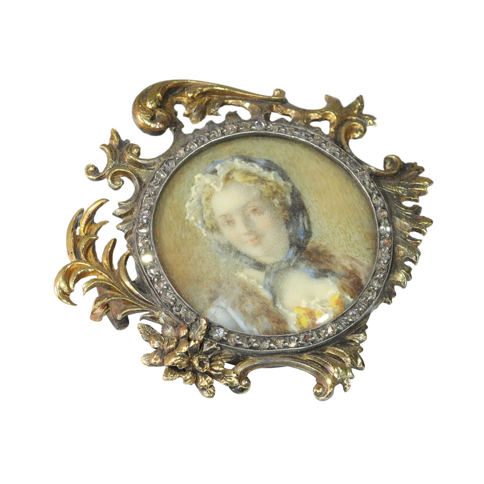 Antique gold brooch: the heritage of Pompadour in Victorian jewelry - Image 6