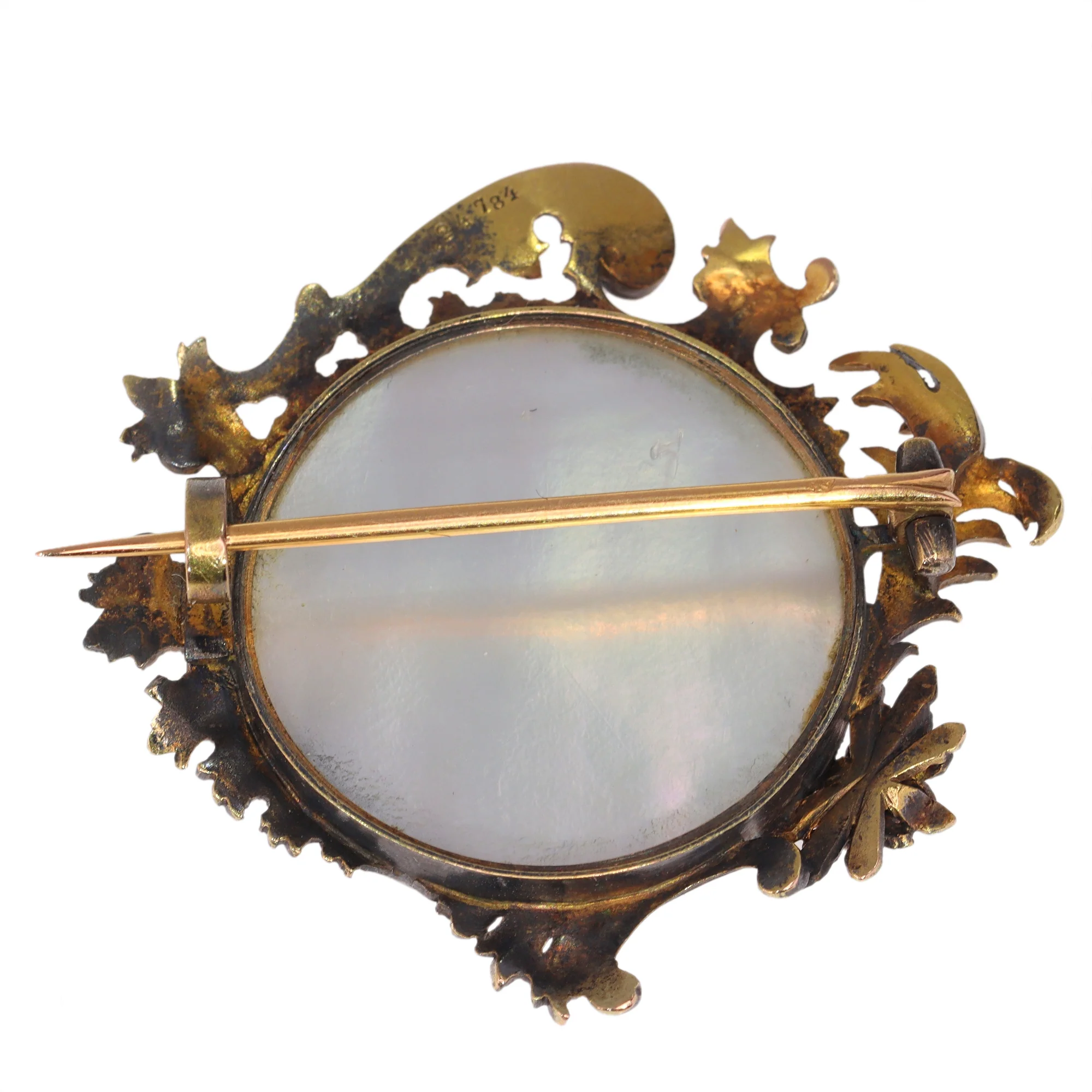 Antique gold brooch: the heritage of Pompadour in Victorian jewelry - Image 7