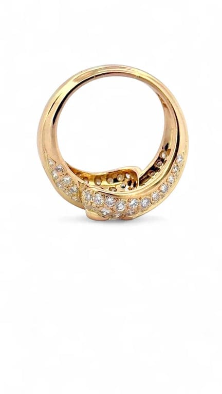 Domed ring Toi & Moi in yellow gold and diamonds  - Image 8