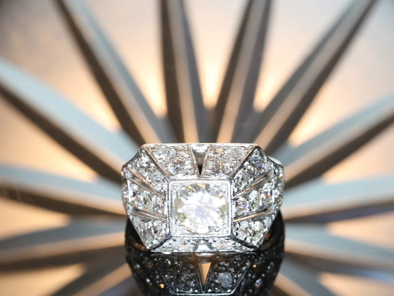 Meeting the precious stone: a Belgian diamond ring from 1930 - Image 4