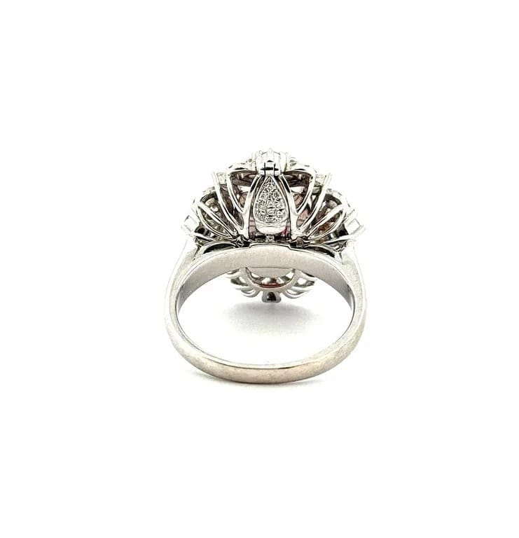 Gold ring, rubies and diamonds, convertible into a pendant - Image 6