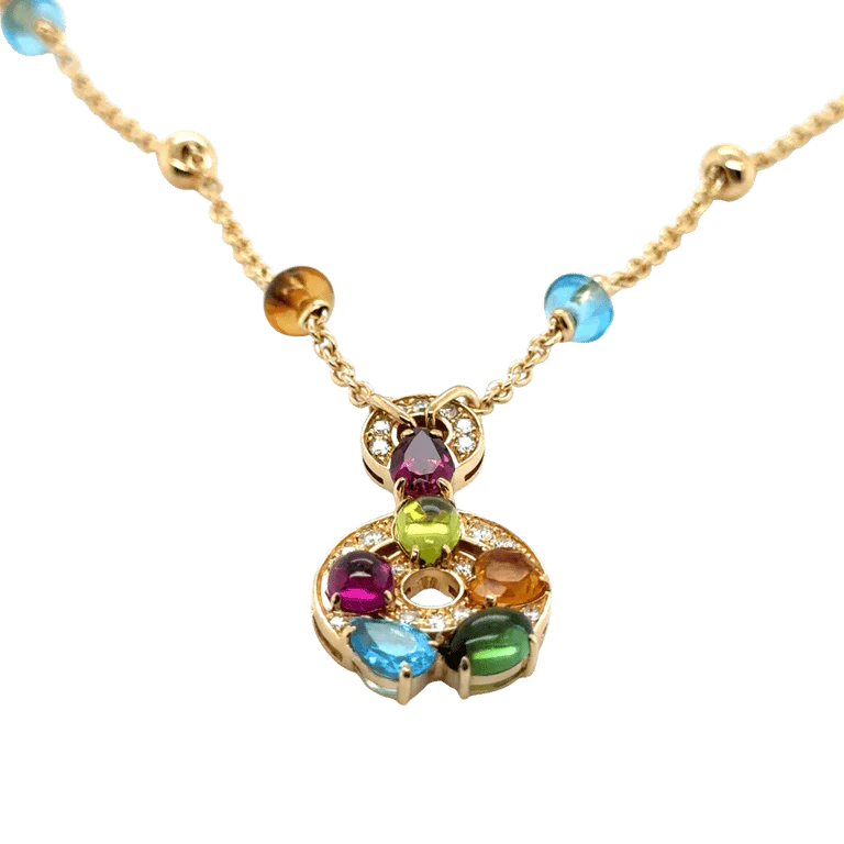 BULGARI - “Collection” necklace Astrale » - Yellow Gold - Image 4