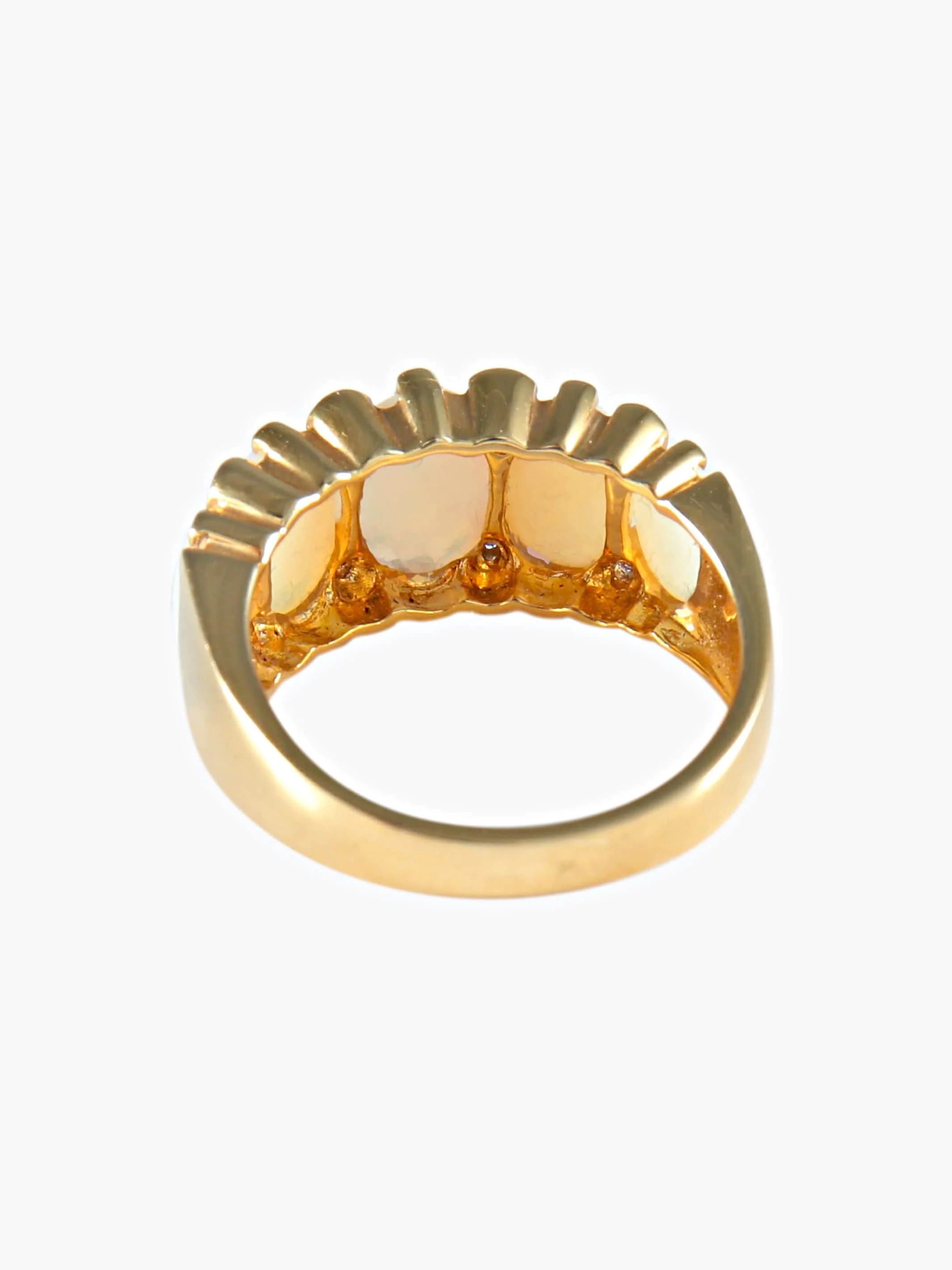 Opal Diamond Garter Ring - Image 5