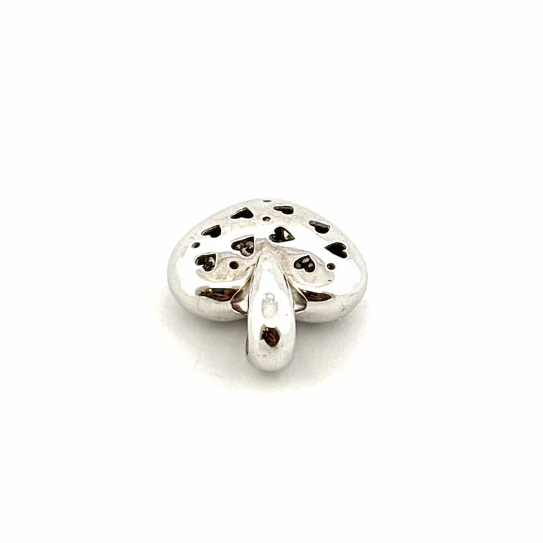 Heart pendant in 18-carat white gold and diamonds - Image 11