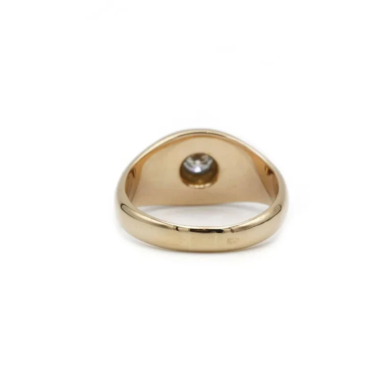 Ring Yellow gold Diamond 0.25ct - Image 3