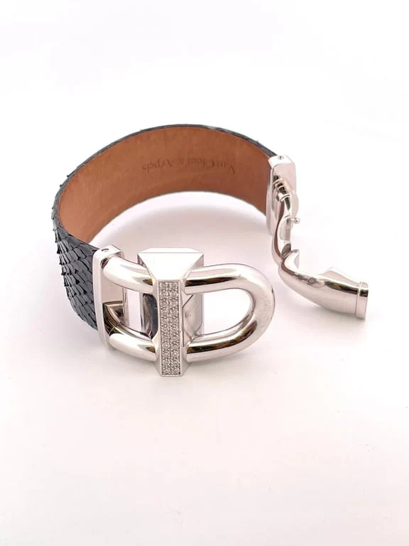 Van Cleef & Arpels Cadenas Watch in white gold and diamonds - Image 7