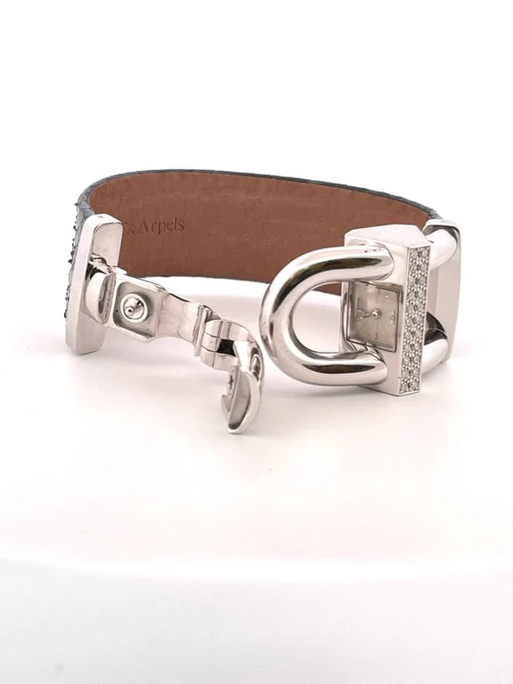 Van Cleef & Arpels Cadenas Watch in white gold and diamonds - Image 8