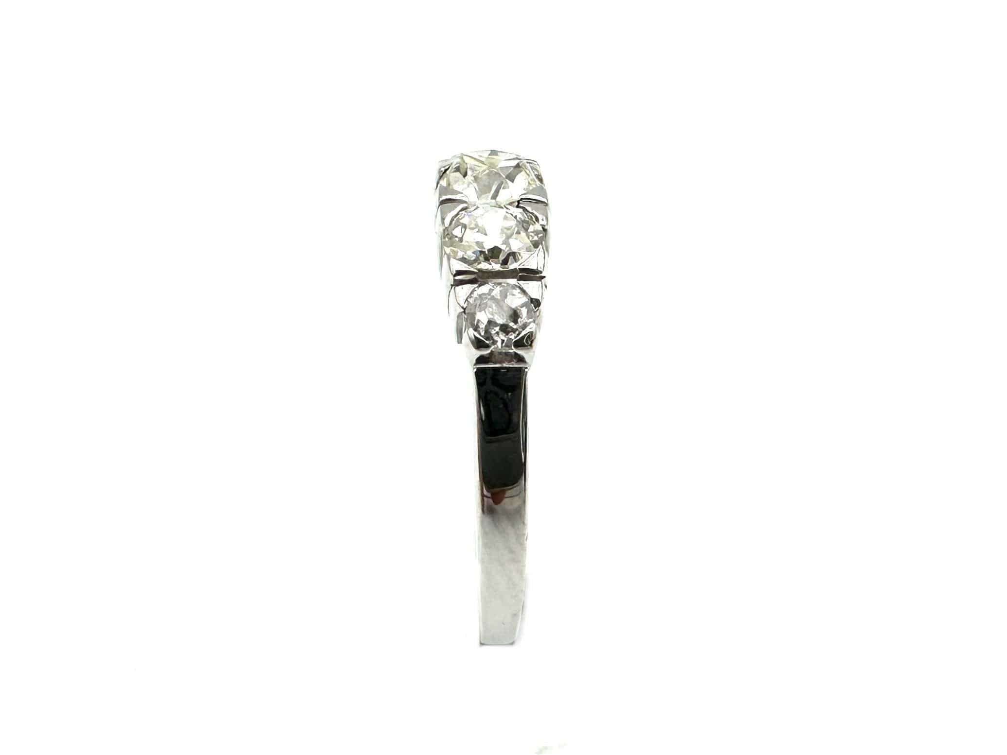 Garter ring circa 1950 gold and diamonds - Image 3