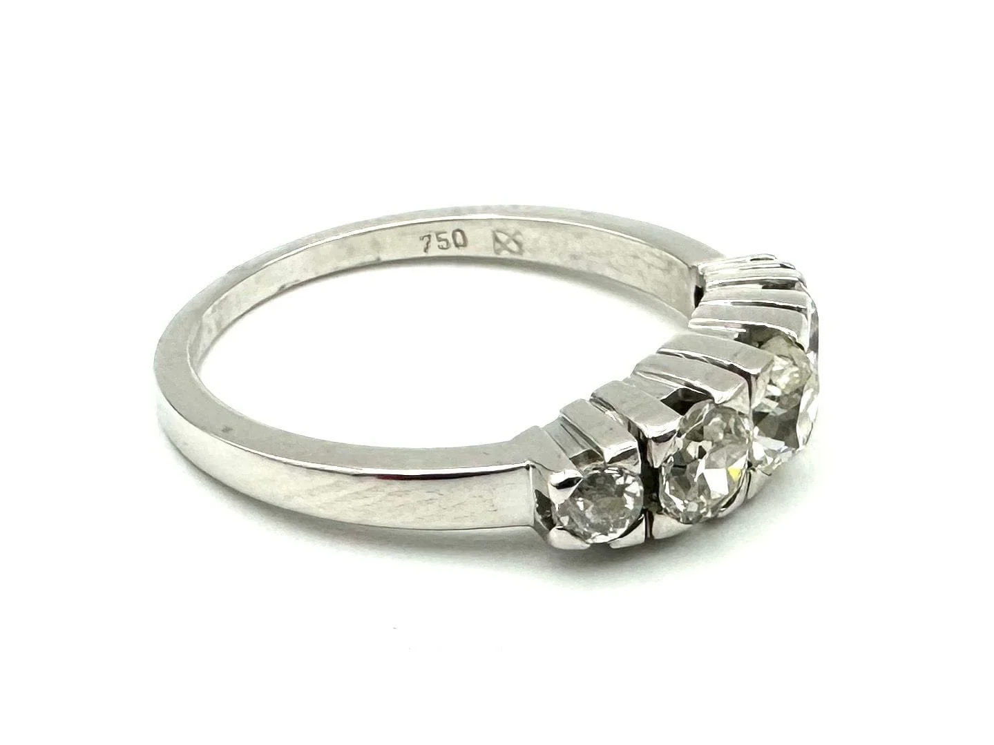 Garter ring circa 1950 gold and diamonds - Image 4