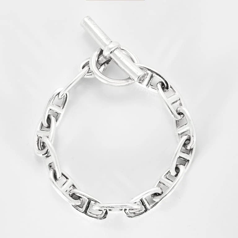 Hermès Bracelet Chaîne d'Ancre in silver - Image 3